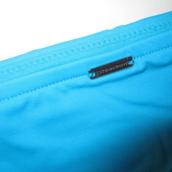 Victoria Secret Swim Knockout Bikini Bottom S L Ruched Side Bright Blue - Picture 5 of 6